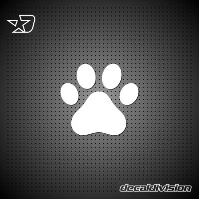 Dog Paw Print Sticker
